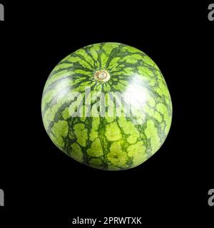 Watermelon isolated on black background Stock Photo