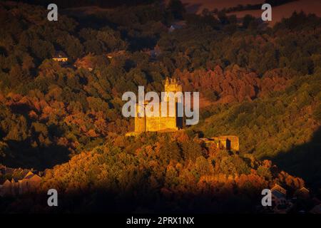 Chateau de Najac, Aveyron, Southern France Stock Photo