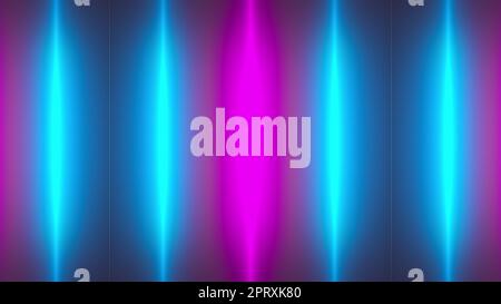 Vertical neon lines. Computer generated 3d render Stock Photo