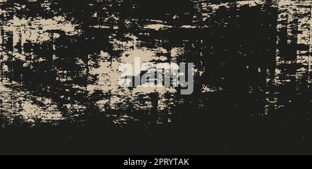 Grunge background with scratches on a beige background, vector illustration Stock Vector
