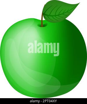 Realistic Apple Stock Vector