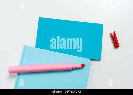 Multiple Assorted Collection Office Stationery Photo Placed Over Table Stock Photo