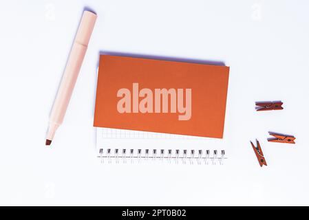 Multiple Assorted Collection Office Stationery Photo Placed Over Table Stock Photo