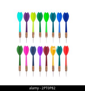 Dart isolated on white background Stock Photo