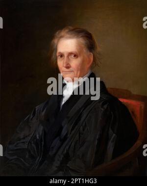 Bushrod Washington. Portrait of the Associate Supreme Court Justice and nephew of George Washington, Bushrod Washington (1762-1829) by Chester Harding, oil on canvas, 1828 Stock Photo