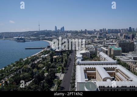 Baku, Azerbaijan. 27th Apr, 2023. Track impression, F1 Grand Prix of Azerbaijan at Baku City Circuit on April 27, 2023 in Baku, Azerbaijan. (Photo by HIGH TWO) Credit: dpa/Alamy Live News Stock Photo