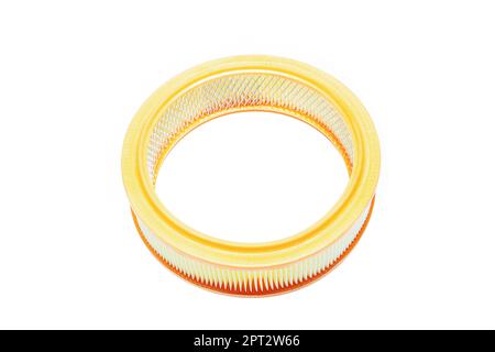 Air filter for a carbureted car on a white background Stock Photo