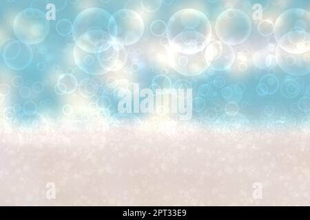 Abstract fresh vivid bright spring or summer landscape texture with natural pastel bokeh lights gradient light pink and a blue bright sunny sky. Beaut Stock Photo