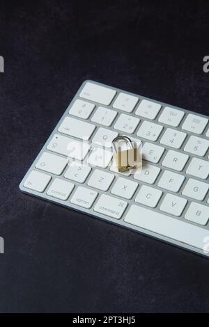 Cyber ​​security and information or network protection. Cyber ​​Technology Web Services for Business. Phishing, mobile phone hacker or cyber scam conc Stock Photo