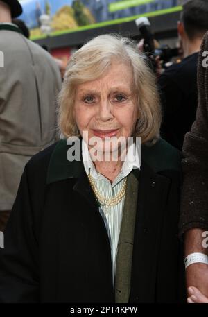 Munich, Germany. 27th Apr, 2023. Gundel Fuchsberger comes to the opening of 'Der Spöckmeier' in downtown Munich. Credit: Felix Hörhager/dpa/Alamy Live News Stock Photo