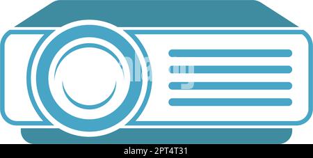 Projector icon in flat design template vector Stock Vector Image & Art ...