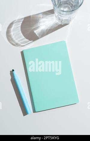 Multiple Assorted Collection Office Stationery Photo Placed Over Table Stock Photo
