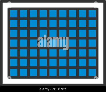 Icon Of Photo Camera Sensor Stock Vector