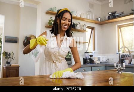 https://l450v.alamy.com/450v/2pt67cr/home-cleaning-black-woman-and-happy-spring-clean-day-of-a-person-in-a-kitchen-happiness-of-a-person-from-guatemala-with-a-smile-and-rubber-hygiene-g-2pt67cr.jpg