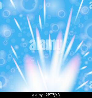 Light Refractions with Rainbow Sunlight Effect. holographic rays with transparency.Crystal Light Effects. Gem Stone Isolated. Bright Reflection Flare Stock Vector