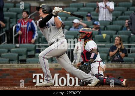 Atlanta Braves catcher Chadwick Tromp (60) is photographed at the