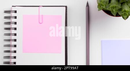 Multiple Assorted Collection Office Stationery Photo Placed Over Table Stock Photo
