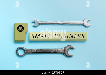 Writing displaying text Small Business, Business concept an individualowned business known for its limited size Stock Photo