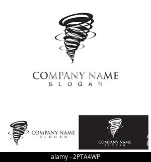 Tornado symbol vector illustration Stock Vector