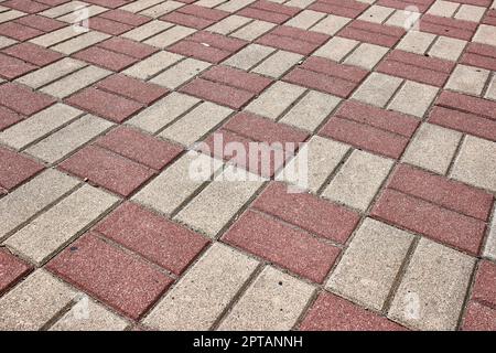 Pavement surface made of stones Stock Photo