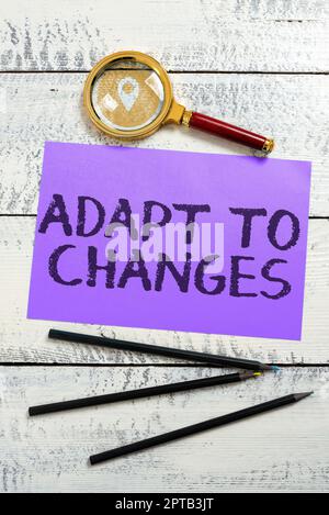 Conceptual caption Global Fake News, Word Written on Embrace new opportunities Growth Adaptation progress Stock Photo