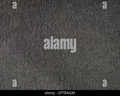 black wool fabric texture useful as a background Stock Photo