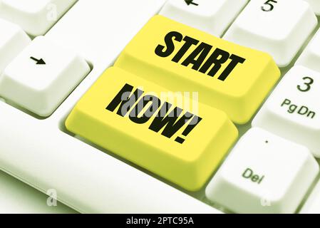Inspiration showing sign Start Now, Business approach developing idea which signifying birth of the business Abstract Programmer Typing Antivirus Code Stock Photo