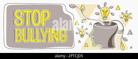 Text showing inspiration Stop Bullying, Word Written on prevent the disease of elevated glucose level in the blood Arrows moving quickly towards sky s Stock Photo