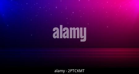 Stage neon glow glitter Stock Vector