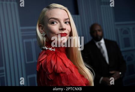 Anya Taylor-Joy at Tiffany & Co. flagship store re-opening. #anyataylorjoy  