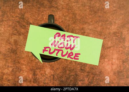 Conceptual caption We Make It Easy, Word Written on Last time Present Following actions Destiny Memories Stock Photo