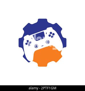 Game console repair vector logo design template Stock Vector Image ...