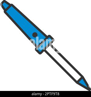 Soldering Iron Icon Stock Vector