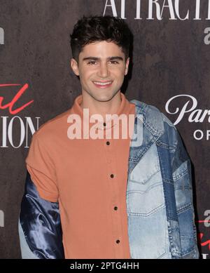 Max Ehrich attends the premiere event for Paramount+’s Fatal Attraction