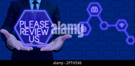 Text caption presenting Black Friday 2023, Word for Give a feedback Opinion Comments Quality of service Stock Photo