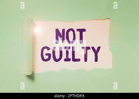 acquitted vs not guilty