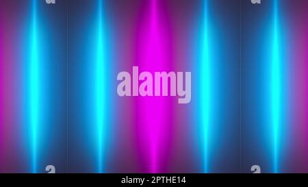 Vertical neon lines. Computer generated 3d render Stock Photo