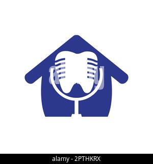 Dental podcast vector logo design template. Stock Vector