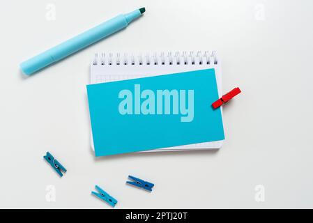 Multiple Assorted Collection Office Stationery Photo Placed Over Table Stock Photo