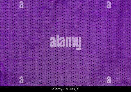 Sport Clothing Fabric Texture Background. Top View of Cloth Textile Surface. Colored Basketball Shirt with Text Space Stock Photo
