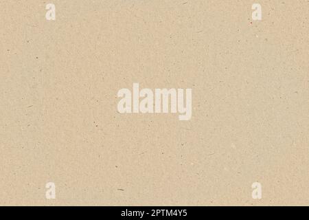 Light brown color cardboard recycled paper, seamless tileable texture, image width 20cm Stock Photo
