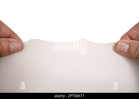 a strip of colored paper Stock Photo