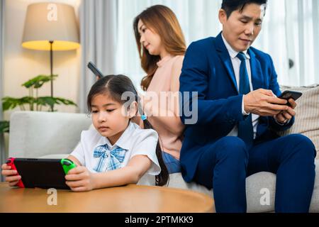 Family don't care about each other. Asian parents ignore their child