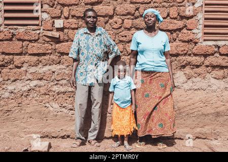 Ouagadougou, Burkina Faso. December 2017. Some moments of daily life in the countryside near the capital Stock Photo