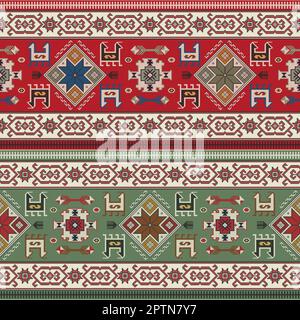 Kilim pattern 77 Stock Vector