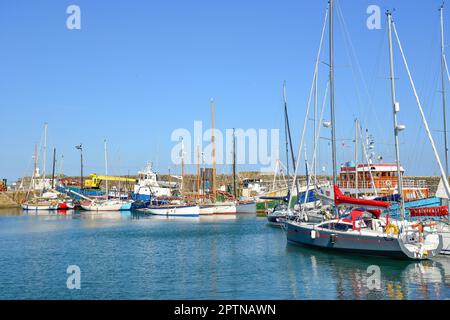 Penzance Harbour, Penzance, Cornwall, England, United Kingdom Stock Photo