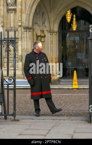 Westminster Abbey. Coronation of King Charles III of Great Britain on May 6, 2023 Stock Photo