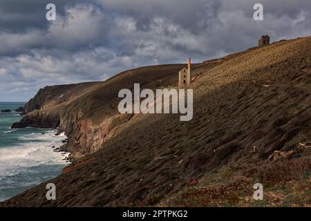 chapel porth wheal coates Stock Photo