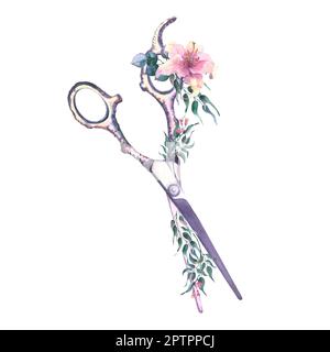 Hair Cutting Scissor Tattoo