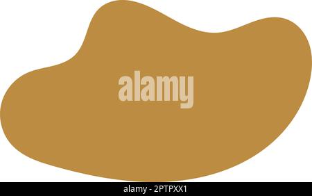 Abstract shape contemporary modern art design element illustration for background Stock Vector